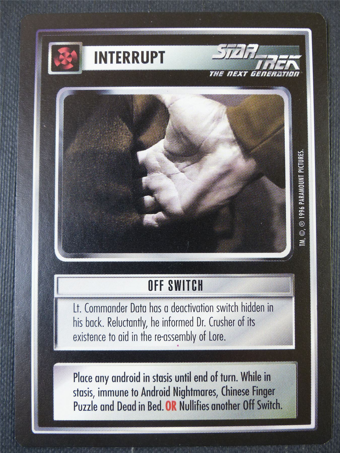 Off Switch - NG - Star Trek Card #67F