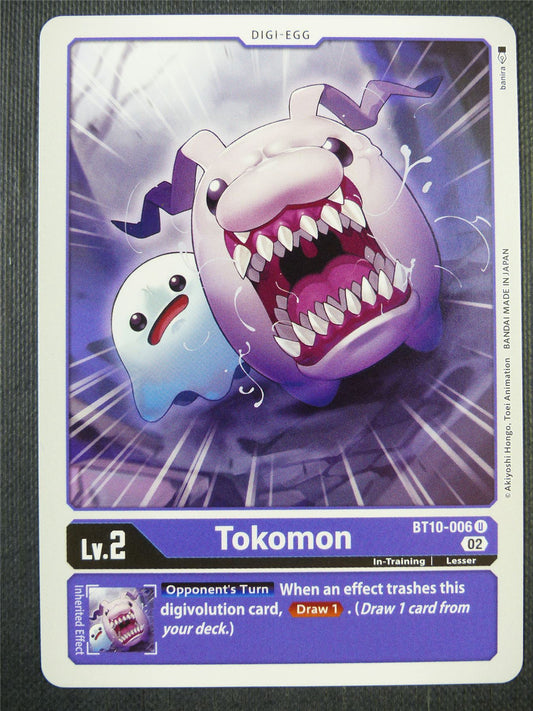 Tokomon BT10-006 U - Xros Encounter - Digimon Card #97T