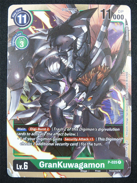 GranKuwagamon P-025 Promo - Digimon Card #17F