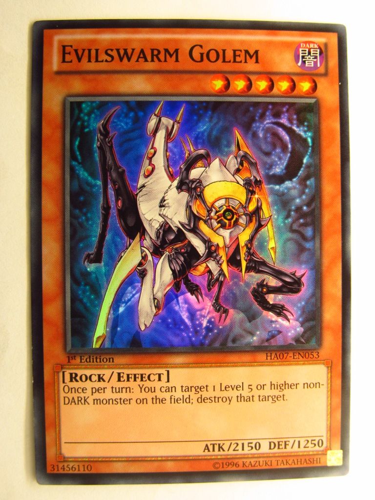 EVILSWARM GOLEM HA07 SUPER RARE - Yugioh Card