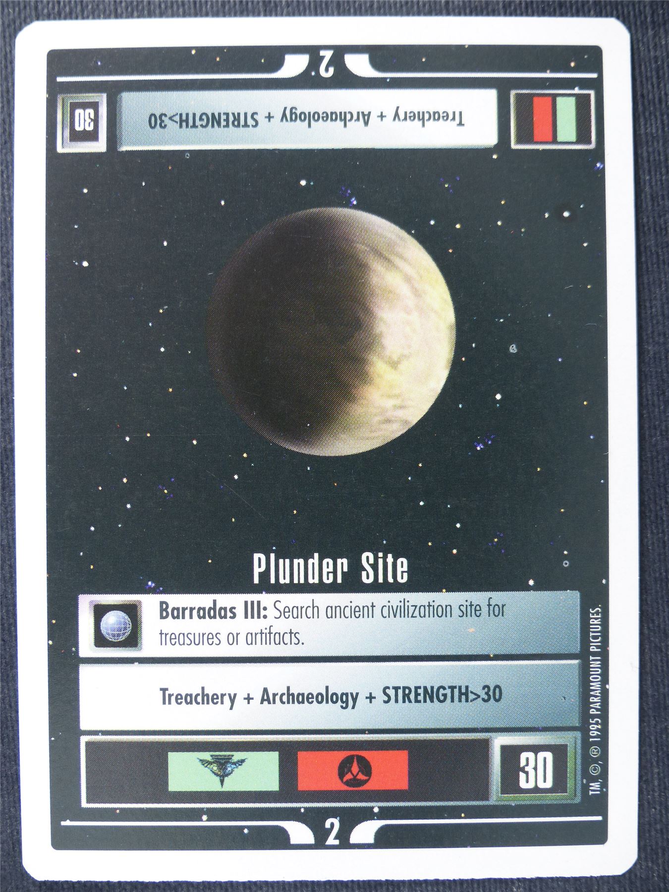 Plunder Site - Star Trek Cards #13P