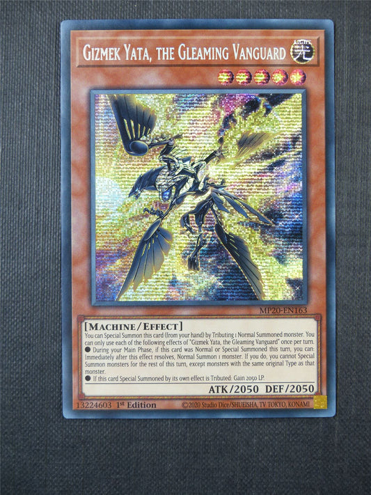 Gizmek Yata, the Gleaming Vanguard - Yugioh Card #9LK