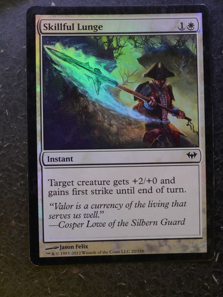 MTG Magic Cards: SKILLFUL LUNGE FOIL # 4I62