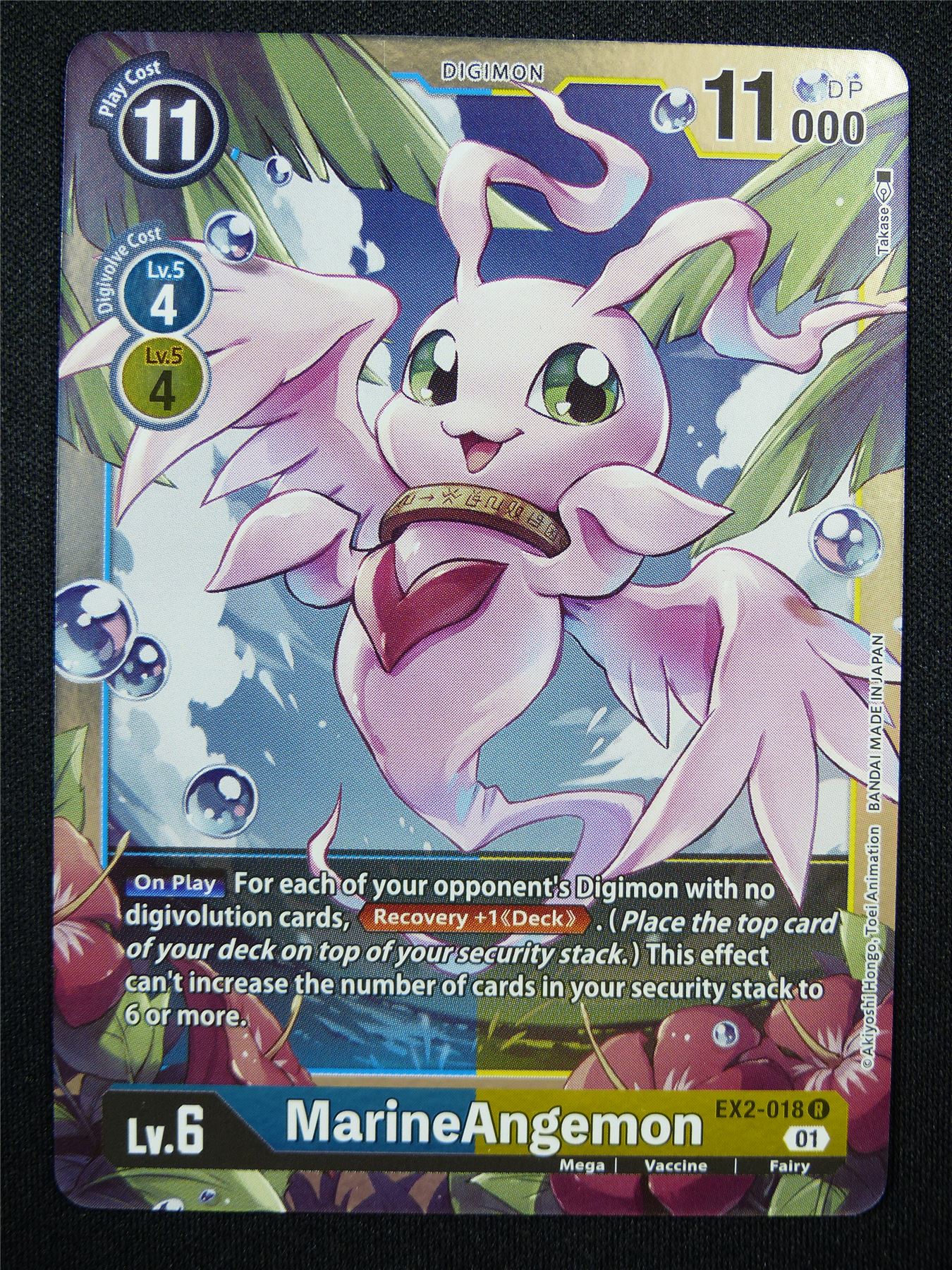 MarineAngemon EX2-018 R - Digimon Cards #9I