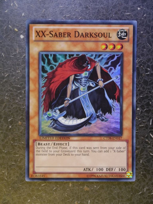 Yugioh Cards:XX-SABER DARKSOUL CT08 SUPER RARE # 2H13