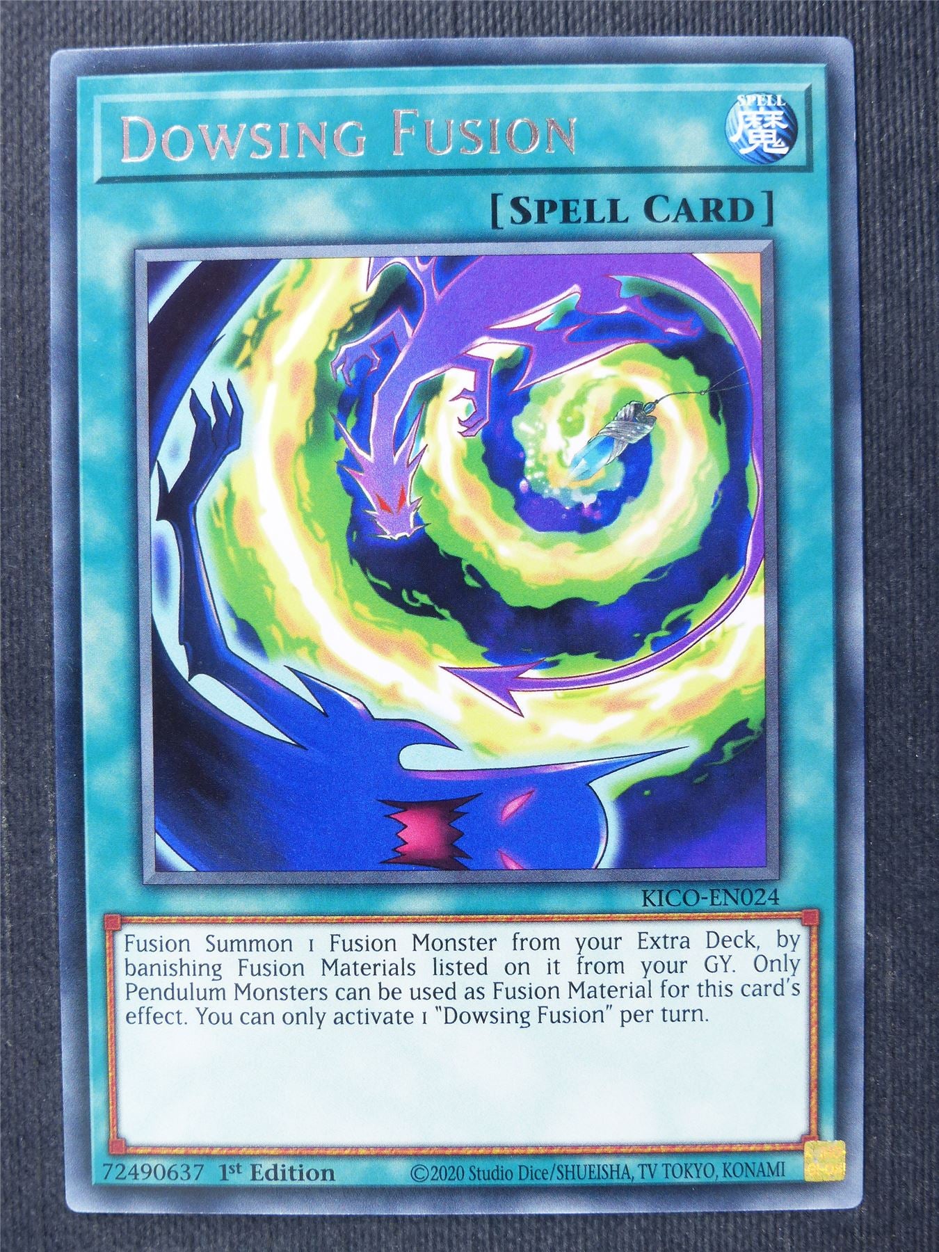 Dowsing Fusion KICO Rare - 1st ed Yugioh Cards #351