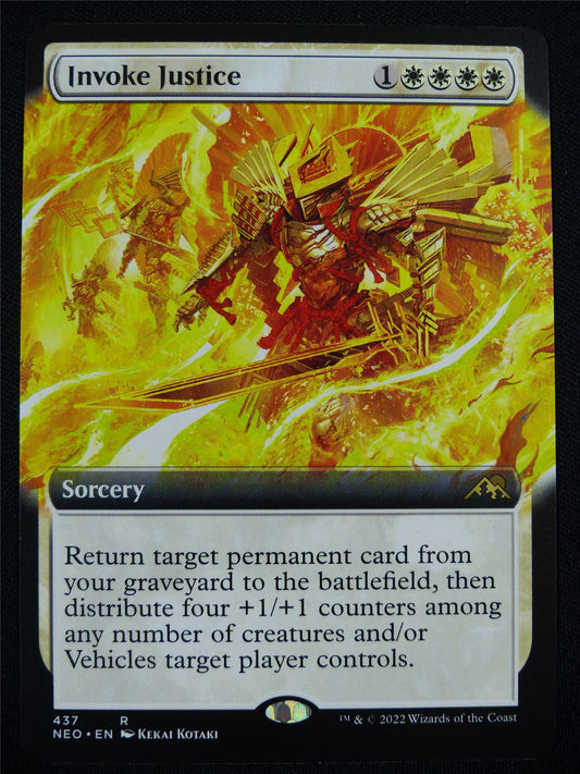 Invoke Justice Extended Art - Mtg Card #LY