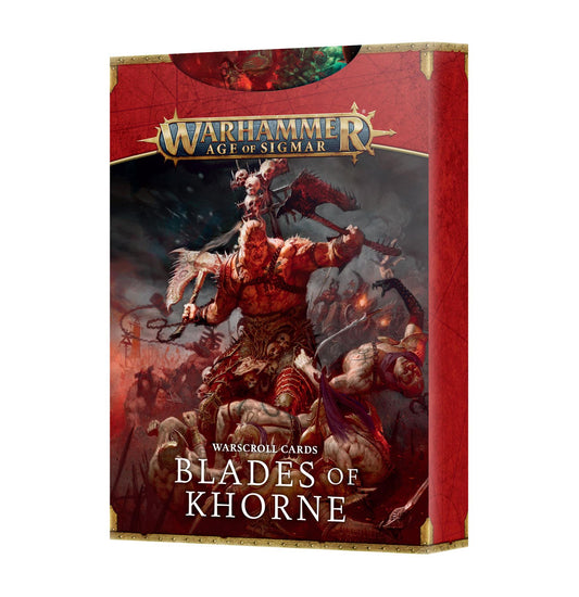 Blades Of Khorne - Warscroll Cards - Warhammer AoS