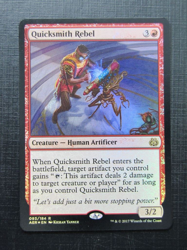 MTG Magic Cards: QUICKSMITH REBEL FOIL # 23G87