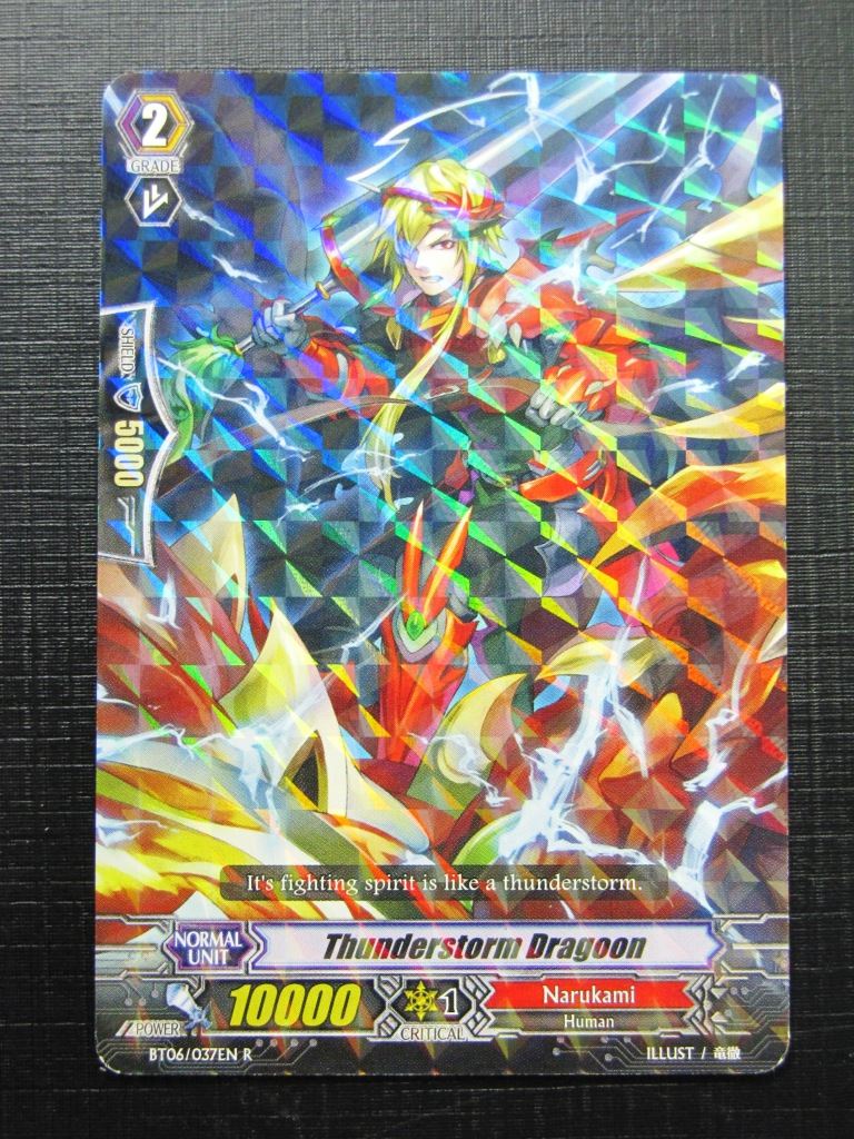 Vanguard Cards: THUNDERSTORM DRAGOON BT06 R # 17G1