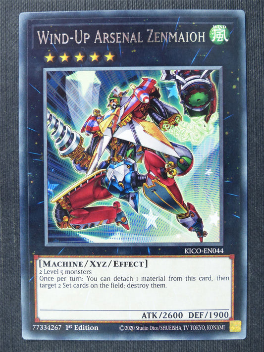 Wind-Up Arsenal Zenmaioh KICO Rare - 1st ed Yugioh Cards #34M