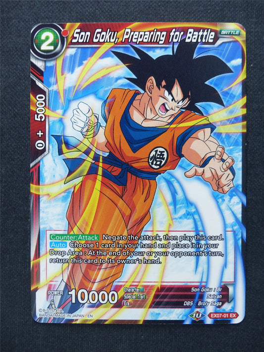 Son Goku Preparing for Battle - Dragon Ball Super Cards #20