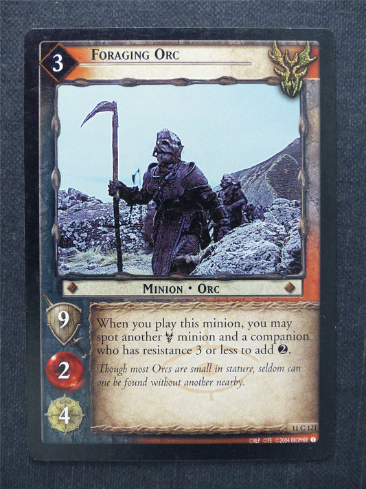 Foraging Orc 11 C 121 - LotR Cards #M3