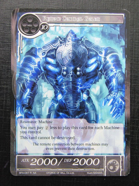 Force of Will Cards: REMOTE CONTROL GOLEM R # 26G58