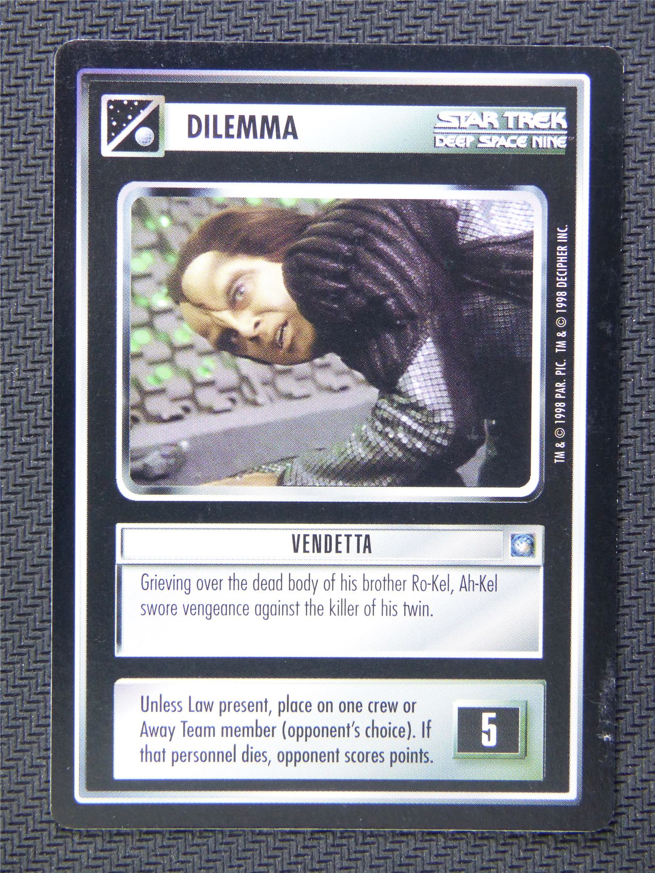 Dilemma Vendetta - Star Trek CCG Deep Space Nine #57I