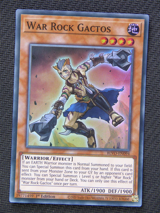 War Rock Gactos BLVO - Super Rare - Yugioh Card #5TA