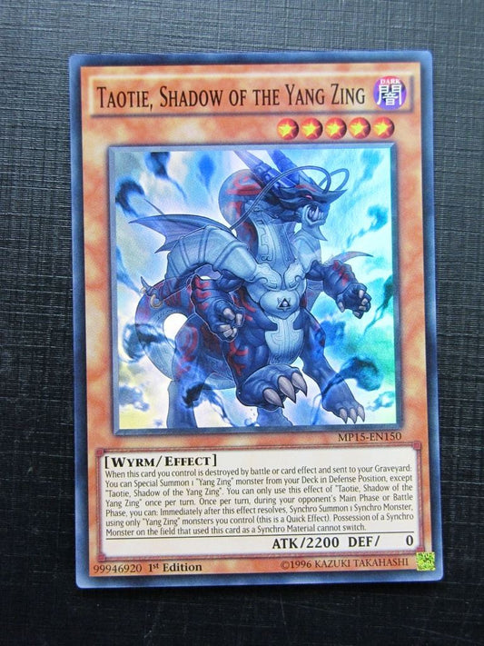 Yugioh Cards: TAOTIE SHADOW OF THE YANG ZING MP15 SUPER RARE # 28J43