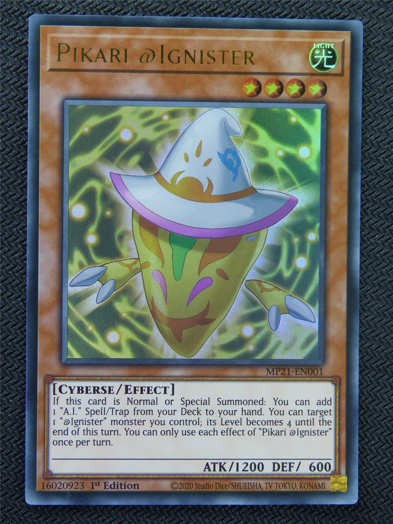 Pikari Ignister MP21 Ultra Rare - 1st ed - Yugioh Card #8OR