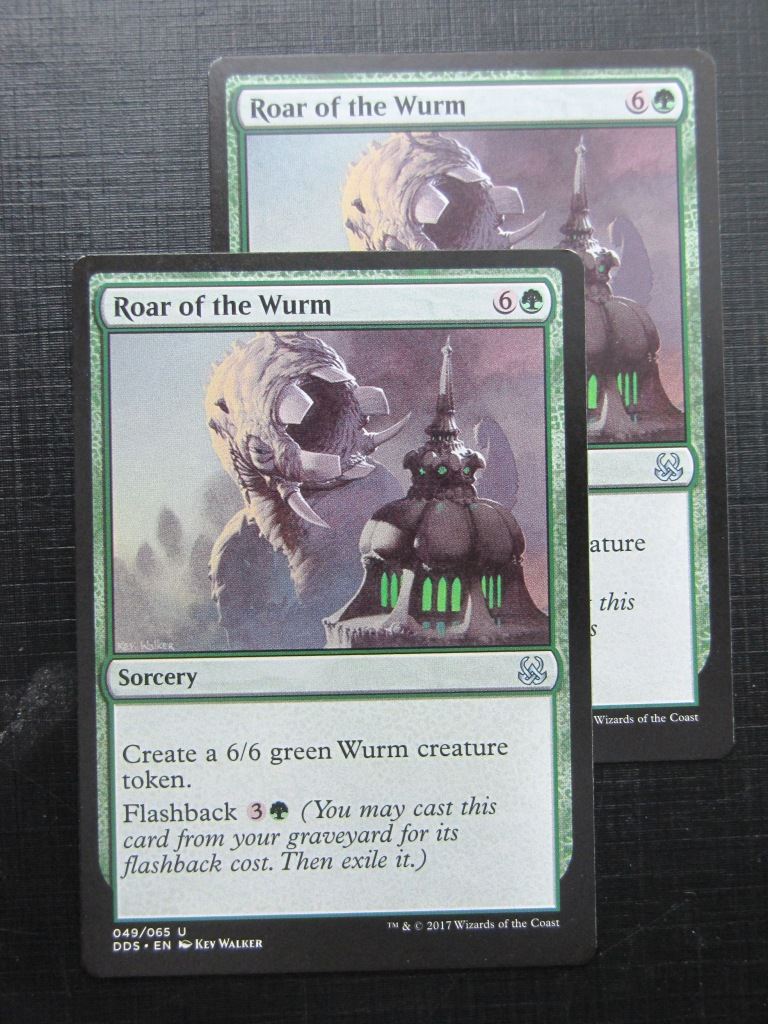 MTG Magic Cards: ROAR OF THE WURM duel deck x2 # 29H28