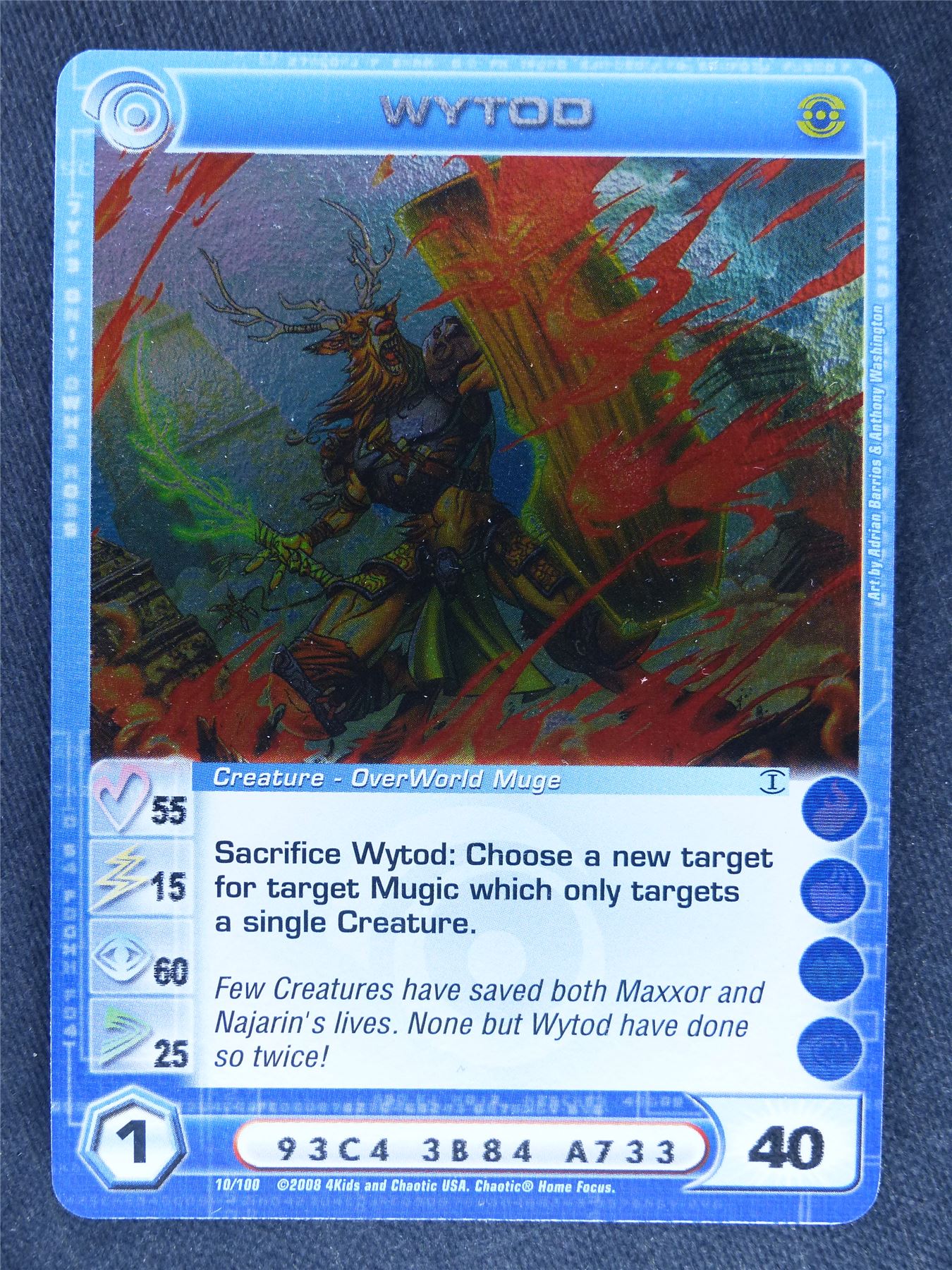 Wytod 10/100 Foil - Chaotic Cards #JD