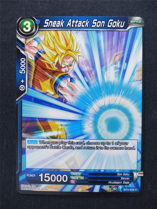 Sneak Attack Son Goku - Dragon Ball Super Cards #HY