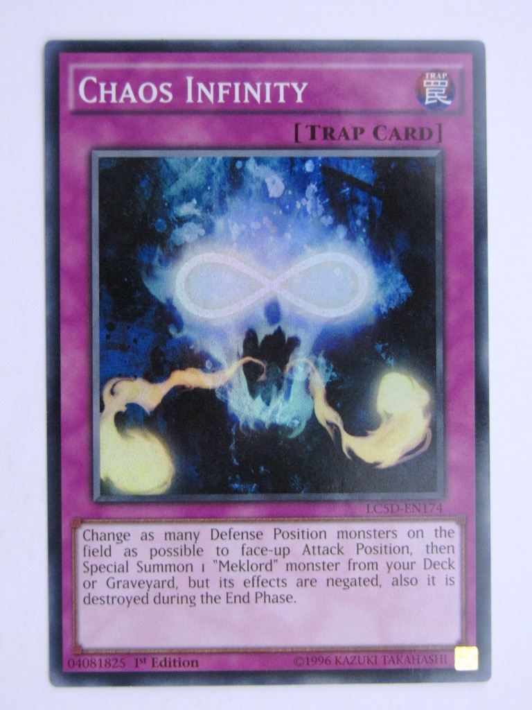 Yugioh Cards: CHAOS INFINITY LC5D SUPER RARE # 28E29