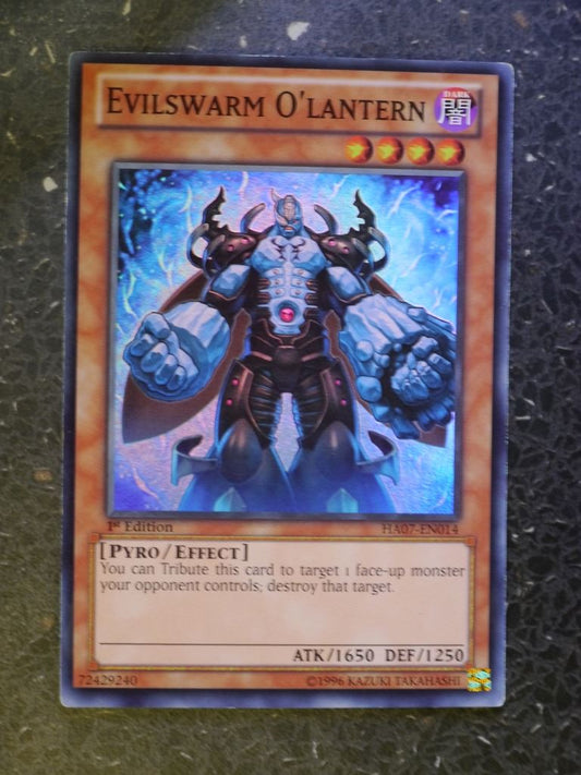 Yugioh Cards: EVILSWARM O'LANTERN HA07 SUPER RARE # 3B60