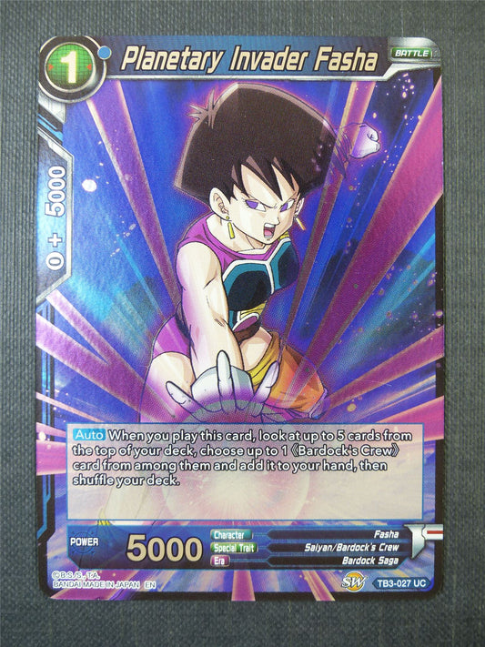 Planetary Invader Fasha UC Foil - Dragon Ball Super Card #A5L