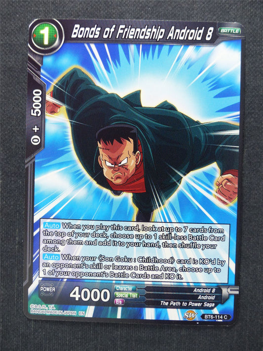 Bonds of Friendship Android 8 - Dragon Ball Super Cards #8I