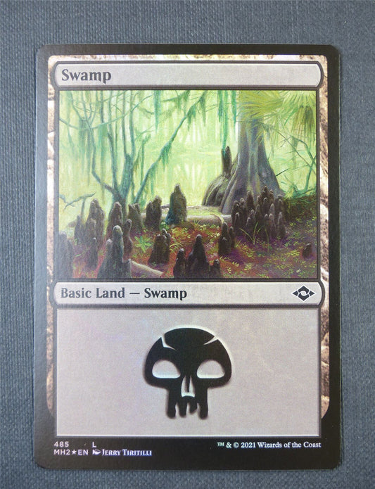 Swamp Foil - Land - Mtg Card #55A