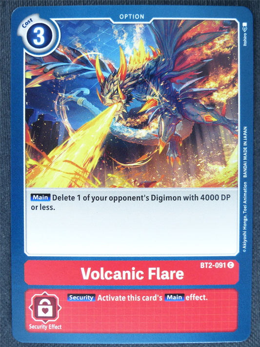 Volcanic Flare BT2-021 C - Digimon Cards #1F