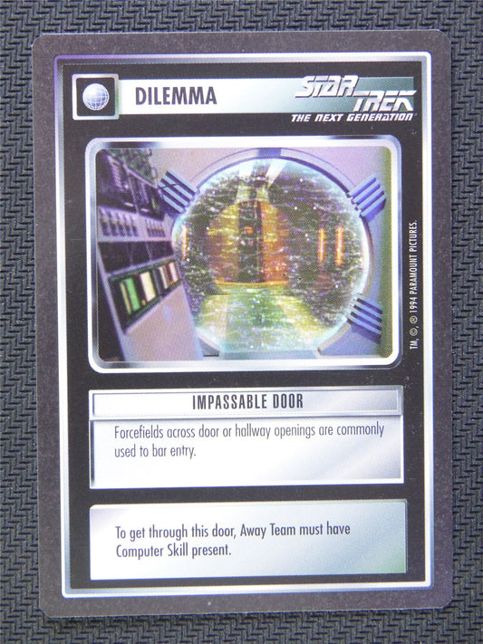 Dilemma Impassable Door - Star Trek CCG Next Gen #58M