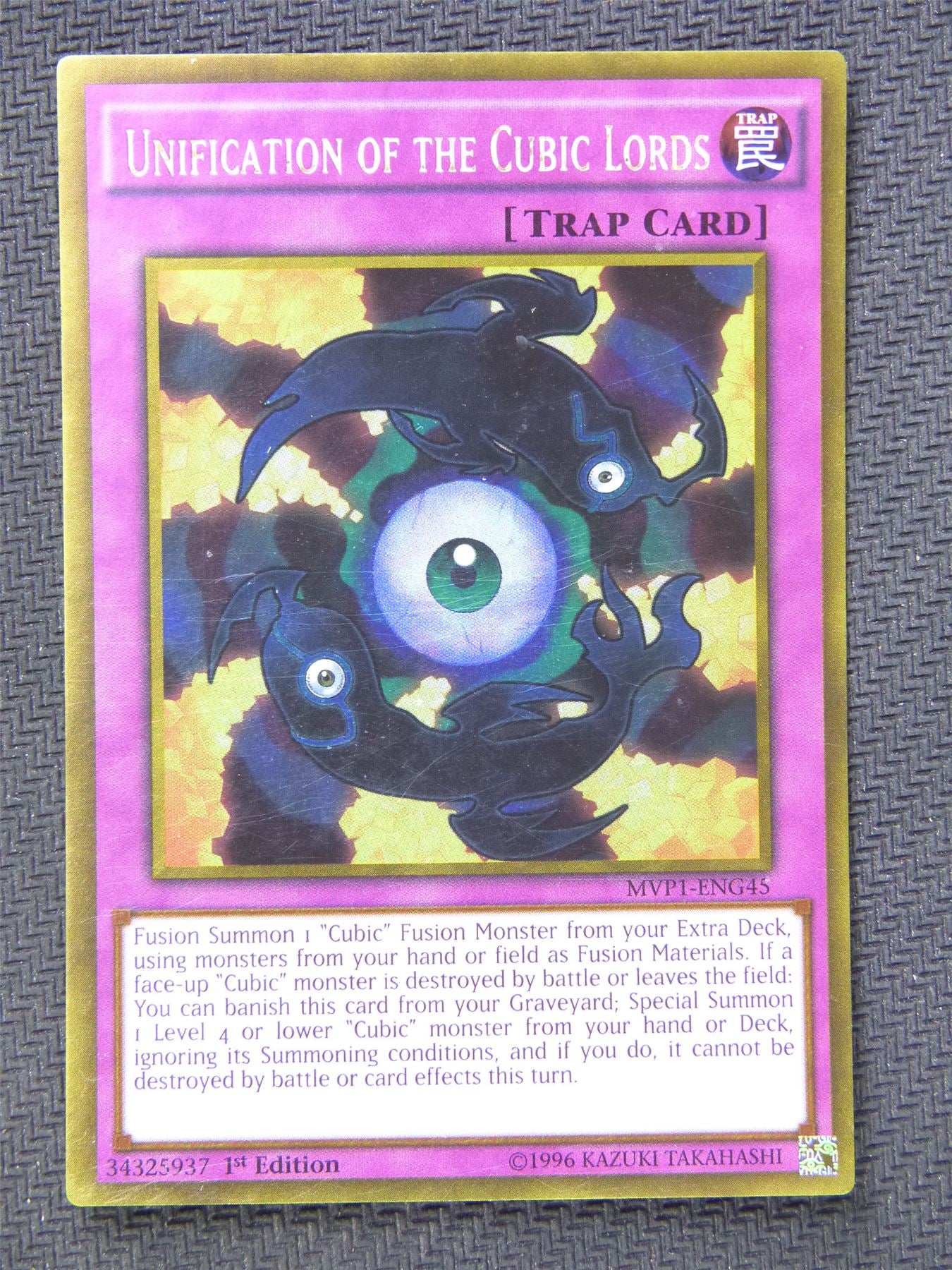 Unification of the Cubic Lords MVP1 Gold - Ultra Rare - Yugioh Card #5JQ