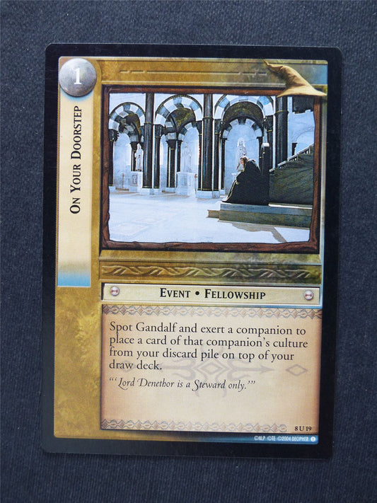 On Your Doorstep 8 U 19 - LotR Cards #18