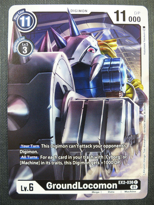 GroundLocomon EX2 - Digital Hazard - Digimon Card #4KF