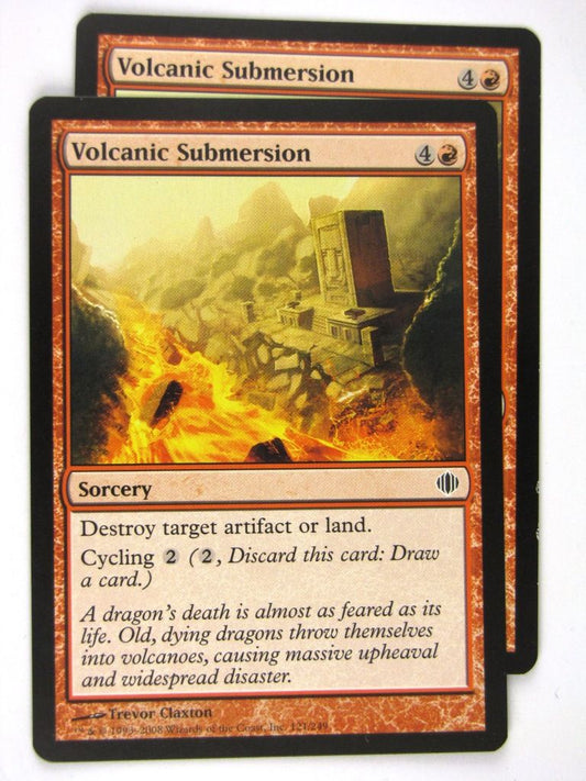 MTG Magic: The Gathering Cards: VOLCANIC SUBMERSION x2: ALA