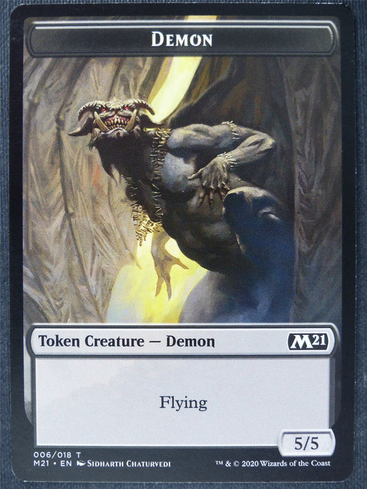 Demon Token - Mtg Magic Cards #WT