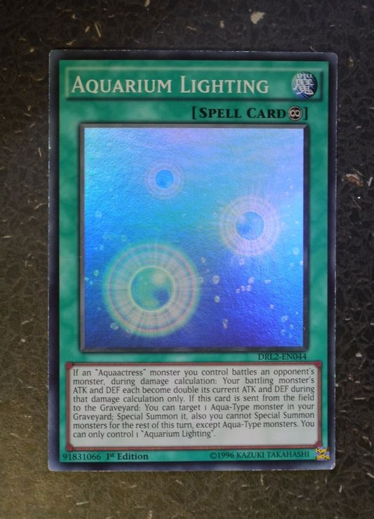 YuGiOh Cards: AQAURIUM LIGHTING DRL2 SUPER RARE # F92