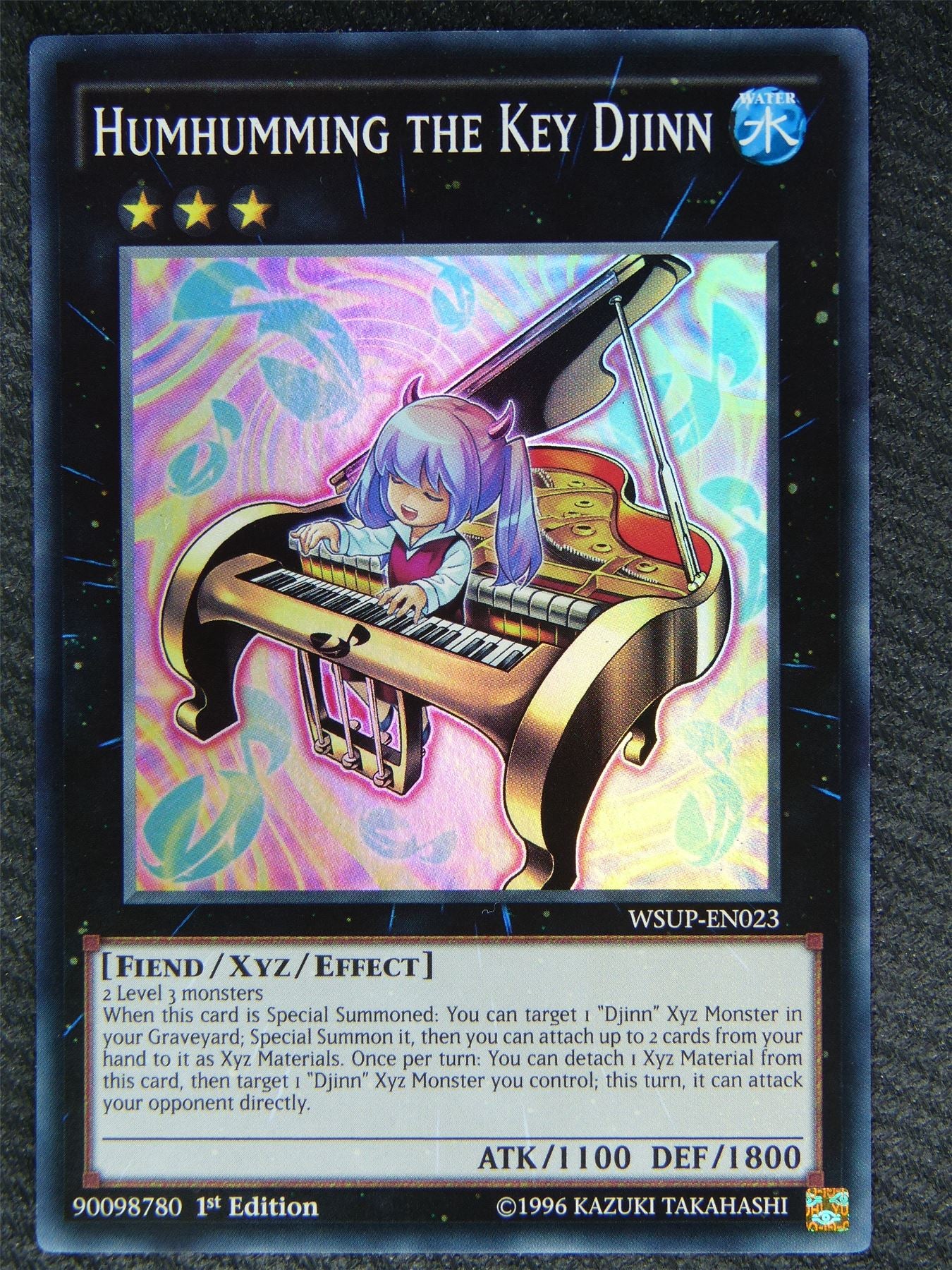 Humhumming The Key Djinn WSUP Super Rare - 1st ed - Yugioh Card #82Q