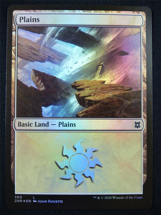 Plains 380 Foil - Mtg Card #21O