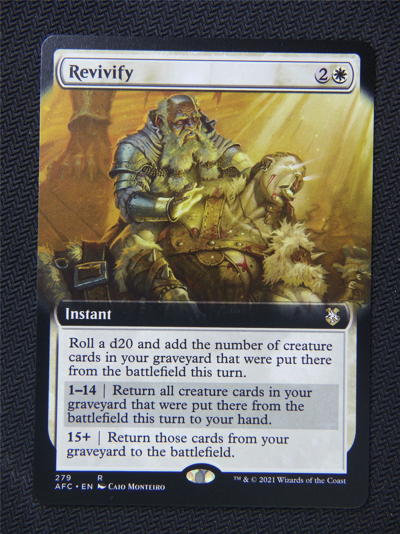 Revivify Extended Art - Mtg Forgotten Realms #1CX