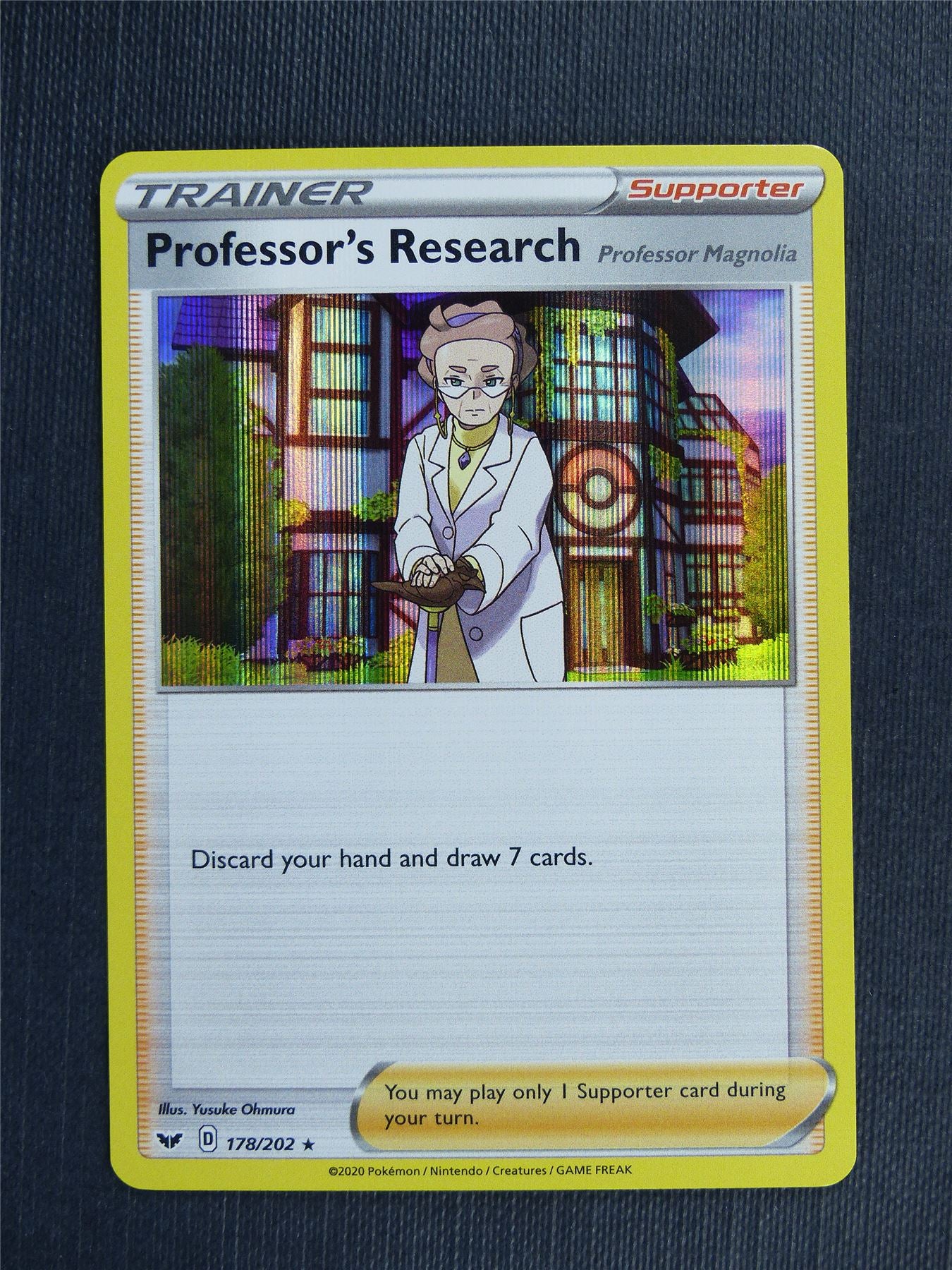 Professor's Research 178/202 Holo - Pokemon Cards #3Z9