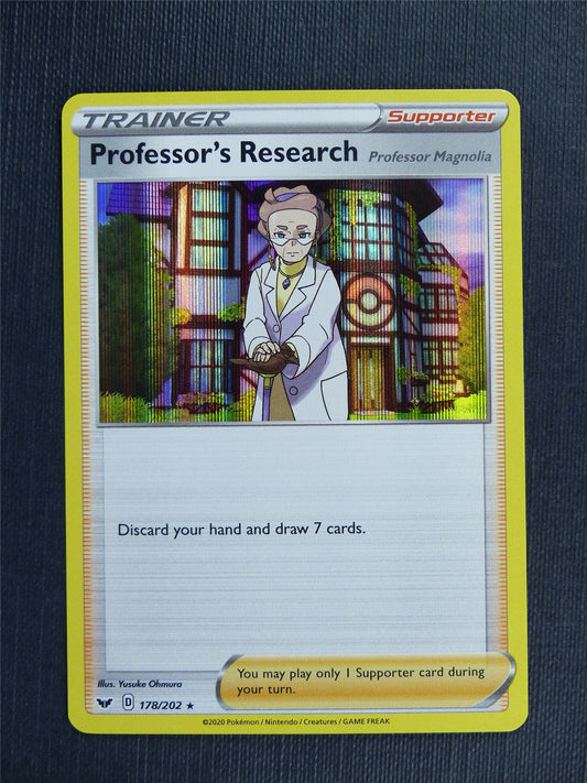 Professor's Research 178/202 Holo - Pokemon Cards #3Z9