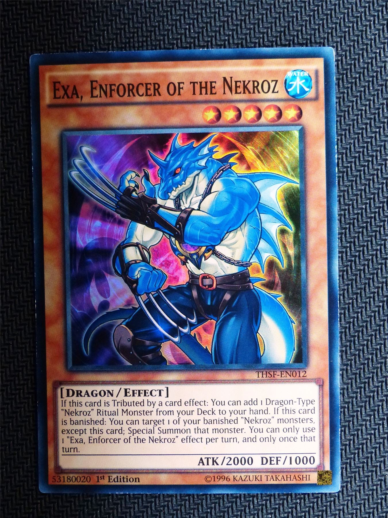 EXA Enforcer of Nekroz - THSF - Super Rare - Yugioh Card # 1H31