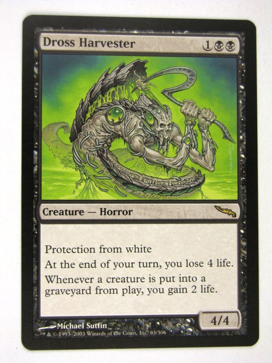 MTG Magic: the Gathering Cards: DROSS HARVESTER: MRD