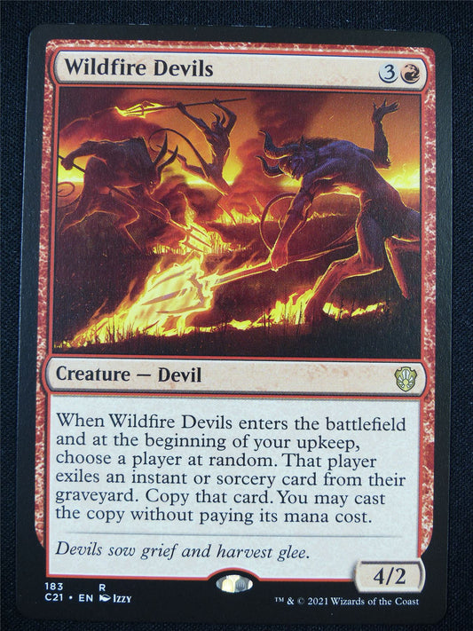 Wildfire Devils - Mtg Card #1ZC