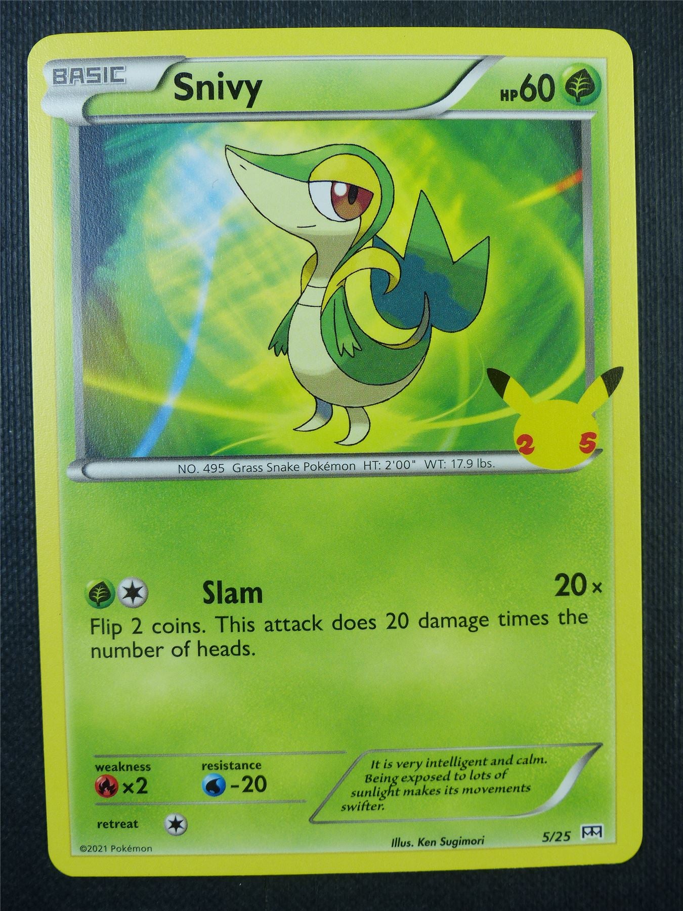 Snivy 5/25 Mcdonalds Promo - Pokemon Card #6QH