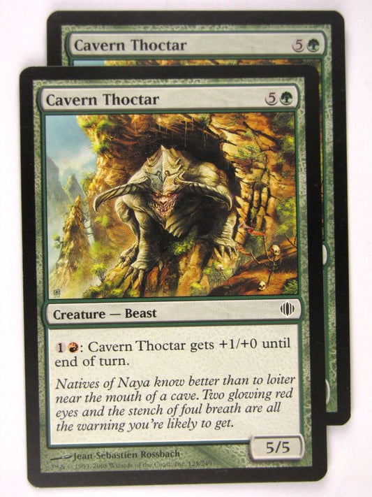 MTG Magic: The Gathering Cards: CAVERN THOCTAR x2: ALA