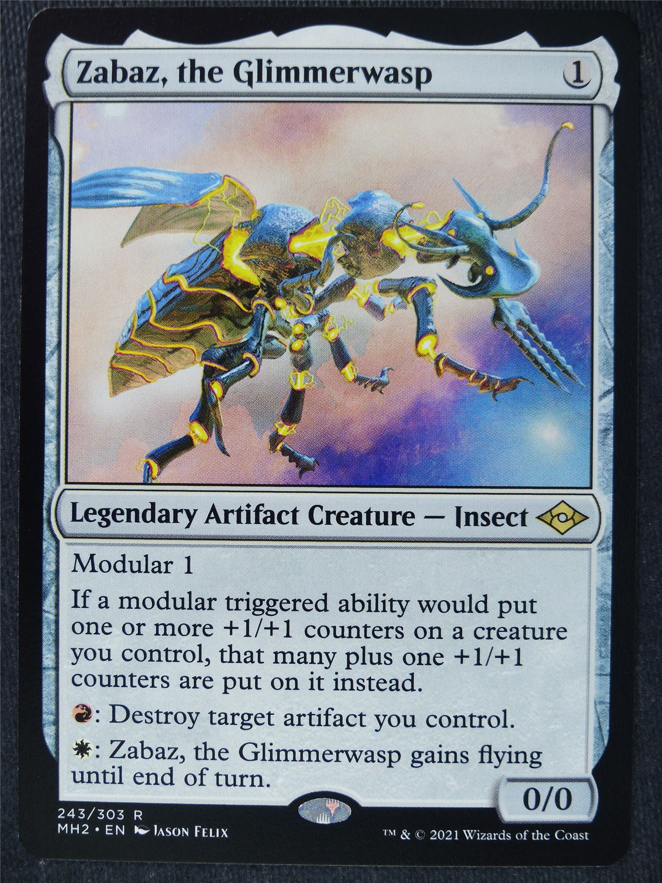 Zabaz the Glimmmerwasp - MH2 - Mtg Magic Cards #E2