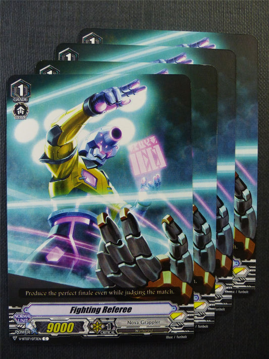 Fighting Referee V-BT07 x4 - Vanguard Cards #UN